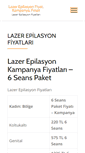Mobile Screenshot of lazerepilasyonfiyatlari.net