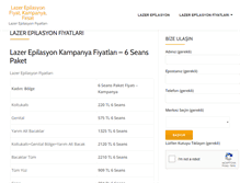 Tablet Screenshot of lazerepilasyonfiyatlari.net
